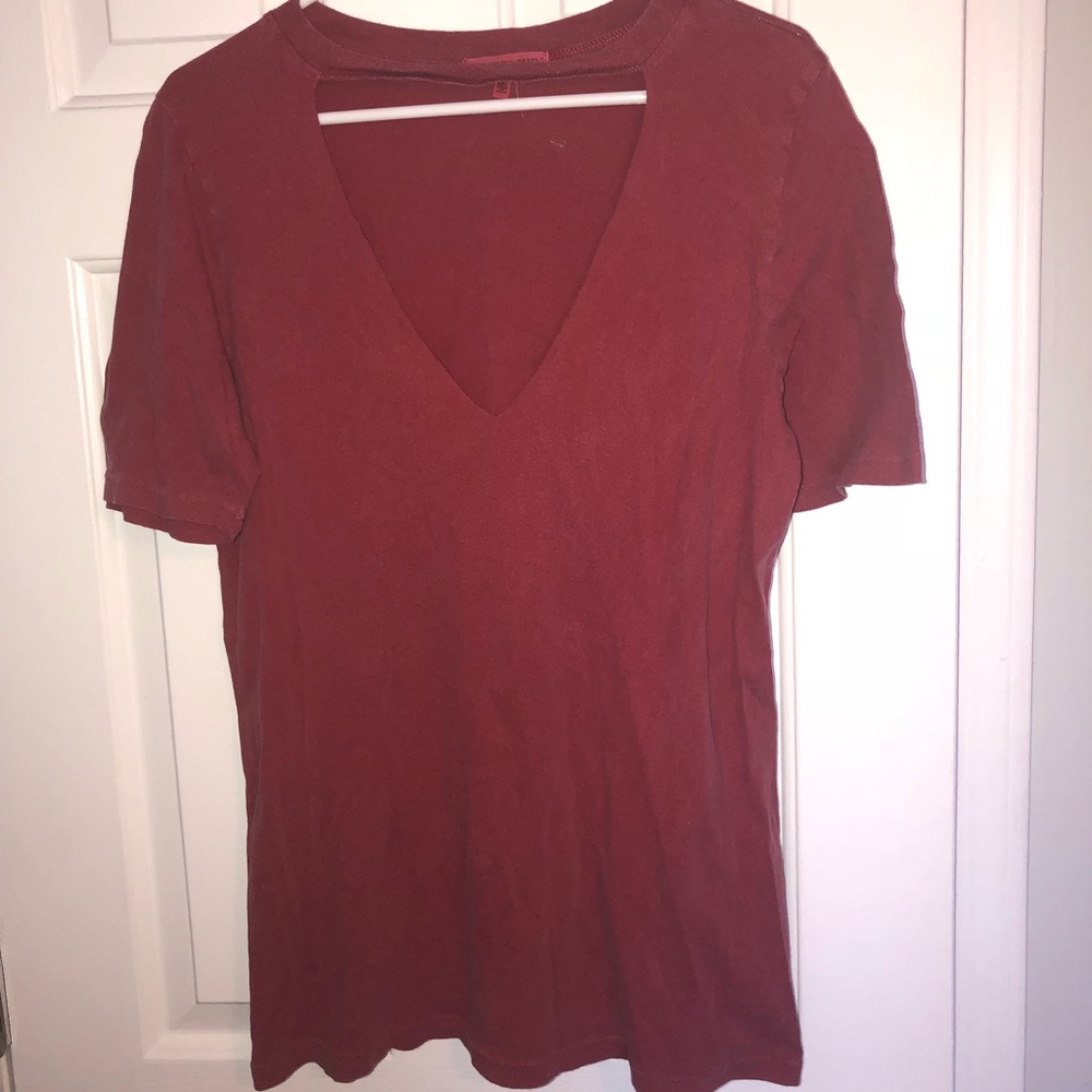 Urban Outfitters front cutout tee